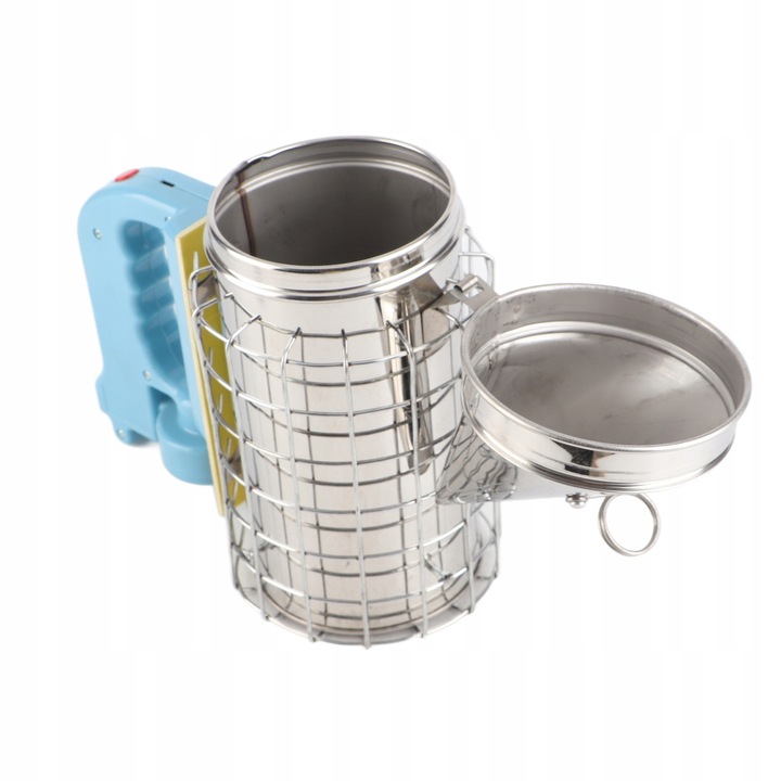 Dispozitiv electric de fumigat pentru apicultura, inox, 2800mAH, argintiu