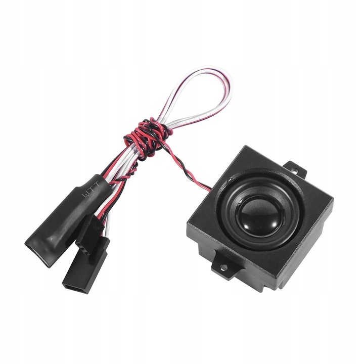 RC autó motorhang szimulátor 1/10, modullal és hangszóróval, fekete