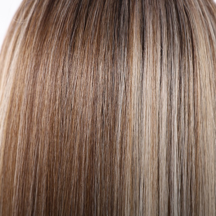 Peruca Dama Set, Ombre Blond, 60cm, Material Sintetic, Culoare Mista