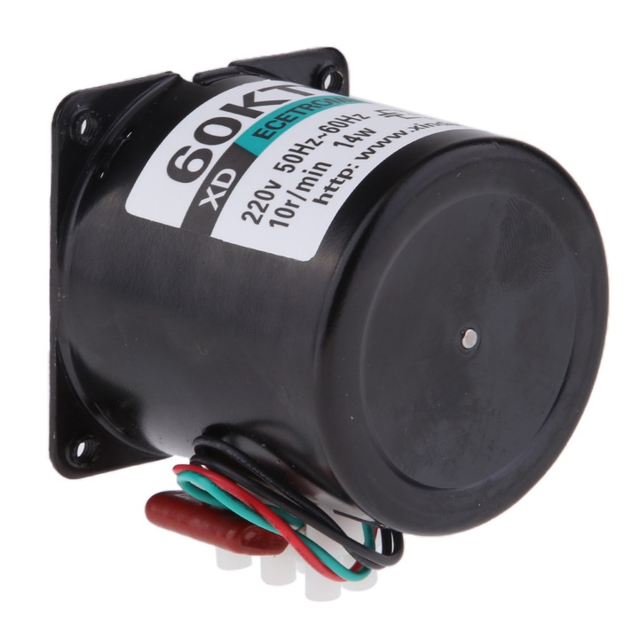 Motor electric sincron 60KTYZ, 14W, 220V, 10 obr/min, 60x60mm