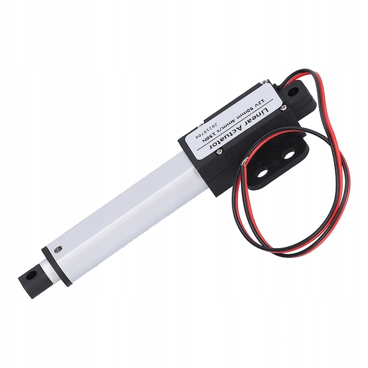 Електрически линеен задвижващ механизъм, 12V, ход 50мм, водоустойчив, 150N