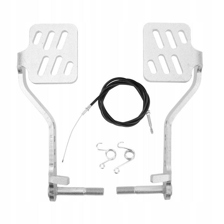 Set pedale frana si acceleratie pentru gokart Azusa Fun Kart 196 cm3, otel, rezistent la rugina