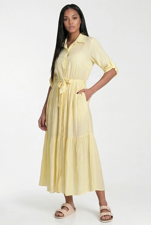 Ruha, Figl, M1312, bővülő, sárga, viszkóz, S INTL