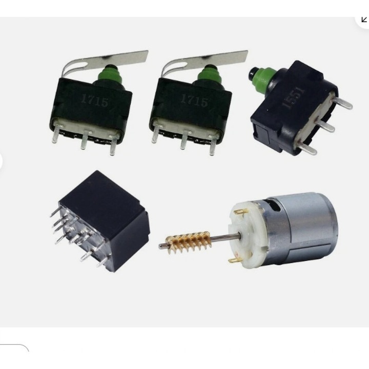 Modul Kormányzár Javítás ESL Készlet 4F0905852 Audi A6 C6 Q7, 1 mikrokapcsoló panel nélkül, 2 mikrokapcsoló panellel, 1 relé