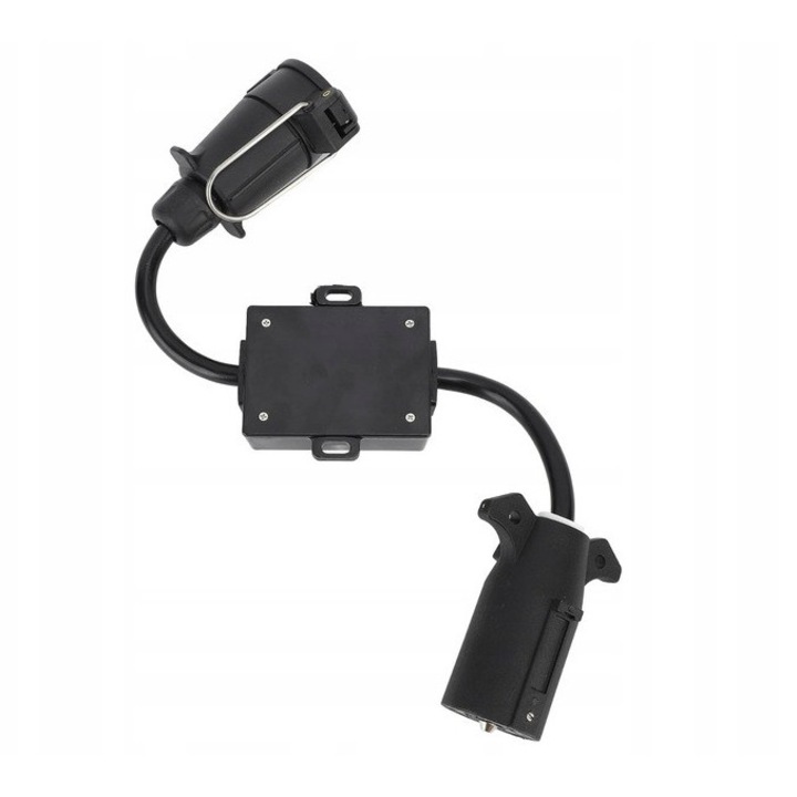 Adaptor 7-pin pentru remorca, conversie din SUA in UE, modul de separare semnal STOP, Plug-and-Play