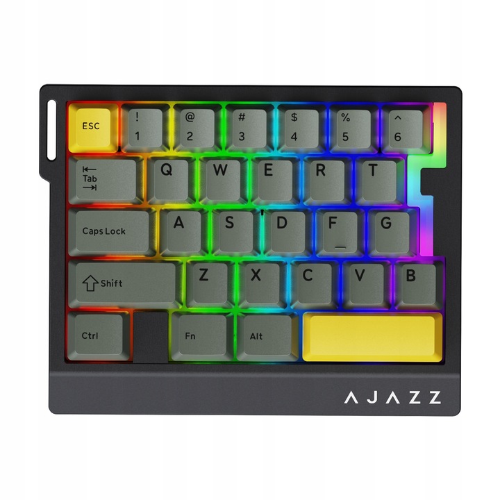 AJAZZ AK029 gamer billentyűzet, mágneses kapcsoló, egykezes, FPS, fekete