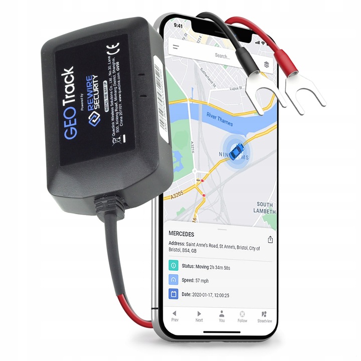 Localizator GPS Eco Track, sistem de urmarire, functii avansate, autovehicule, 190 mAh