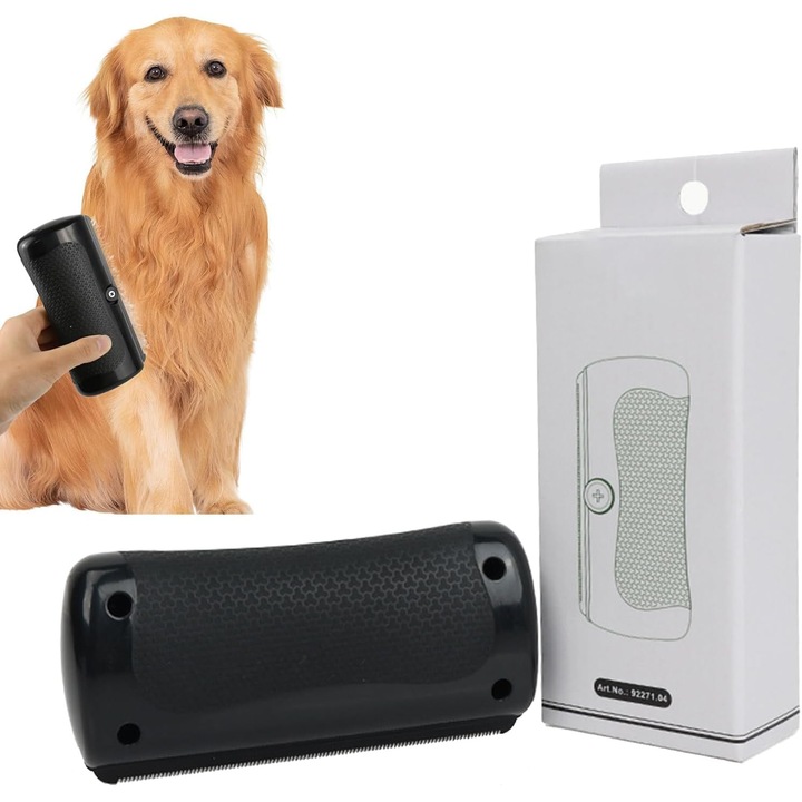 Pieptene pentru animale de companie, AOMiGT, pentru caini si pisici, dimensiuni 17.6x7.2x4.2cm, greutate 100g