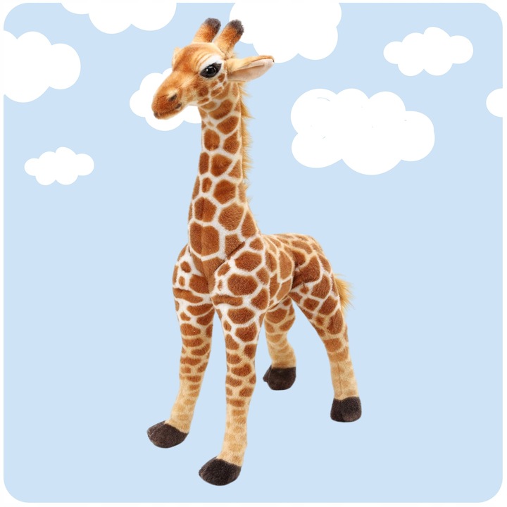 Jucarie de plus, Jocelyn, girafa, 55,9cm, multicolor