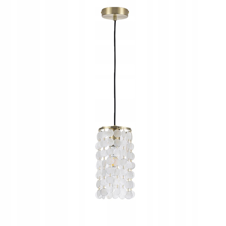 Модерна лампа EOEXZAL, форма на мида, златна, E27