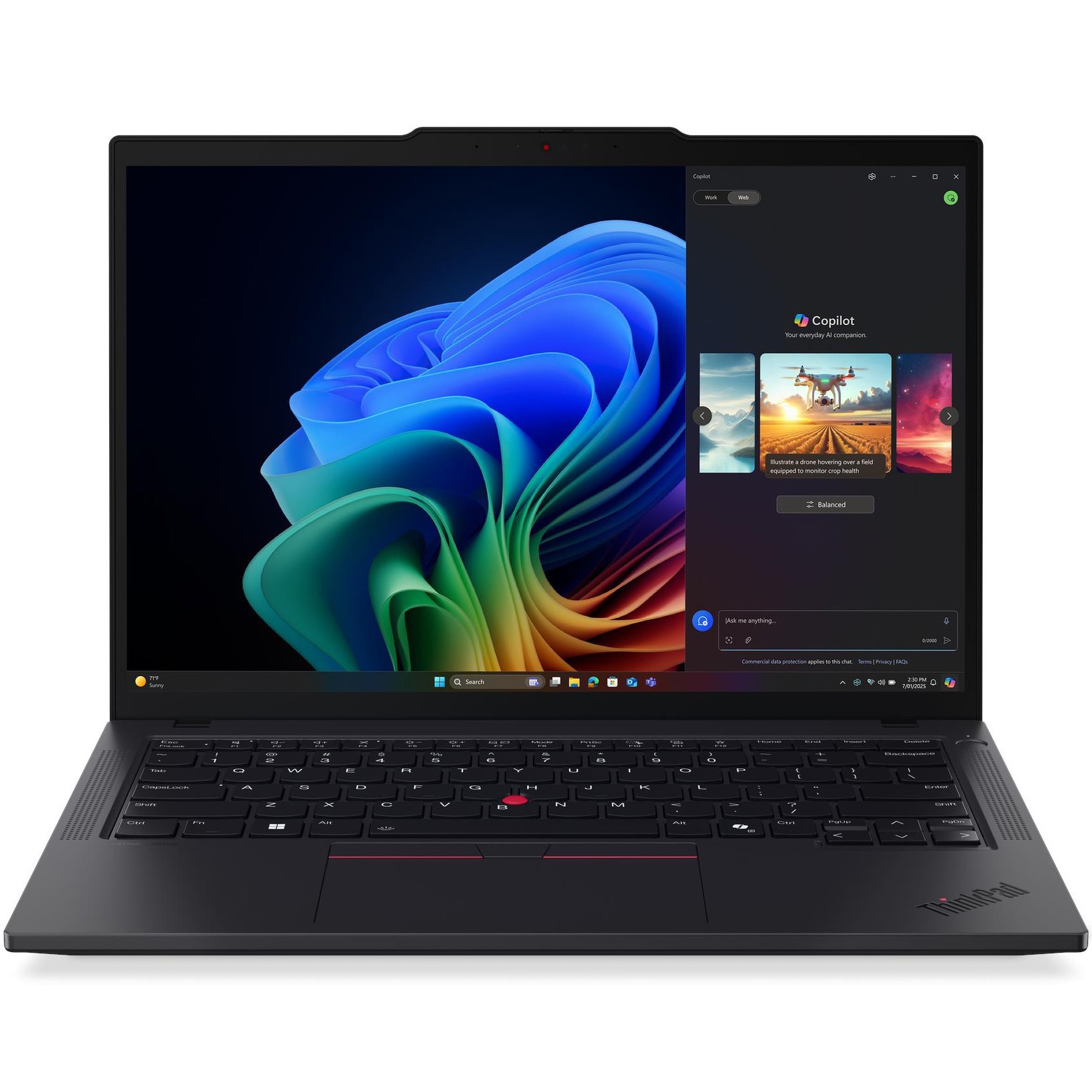 Laptop Lenovo ThinkPad T14 Gen 6 cu procesor AMD Ryzen™ AI 7 PRO
