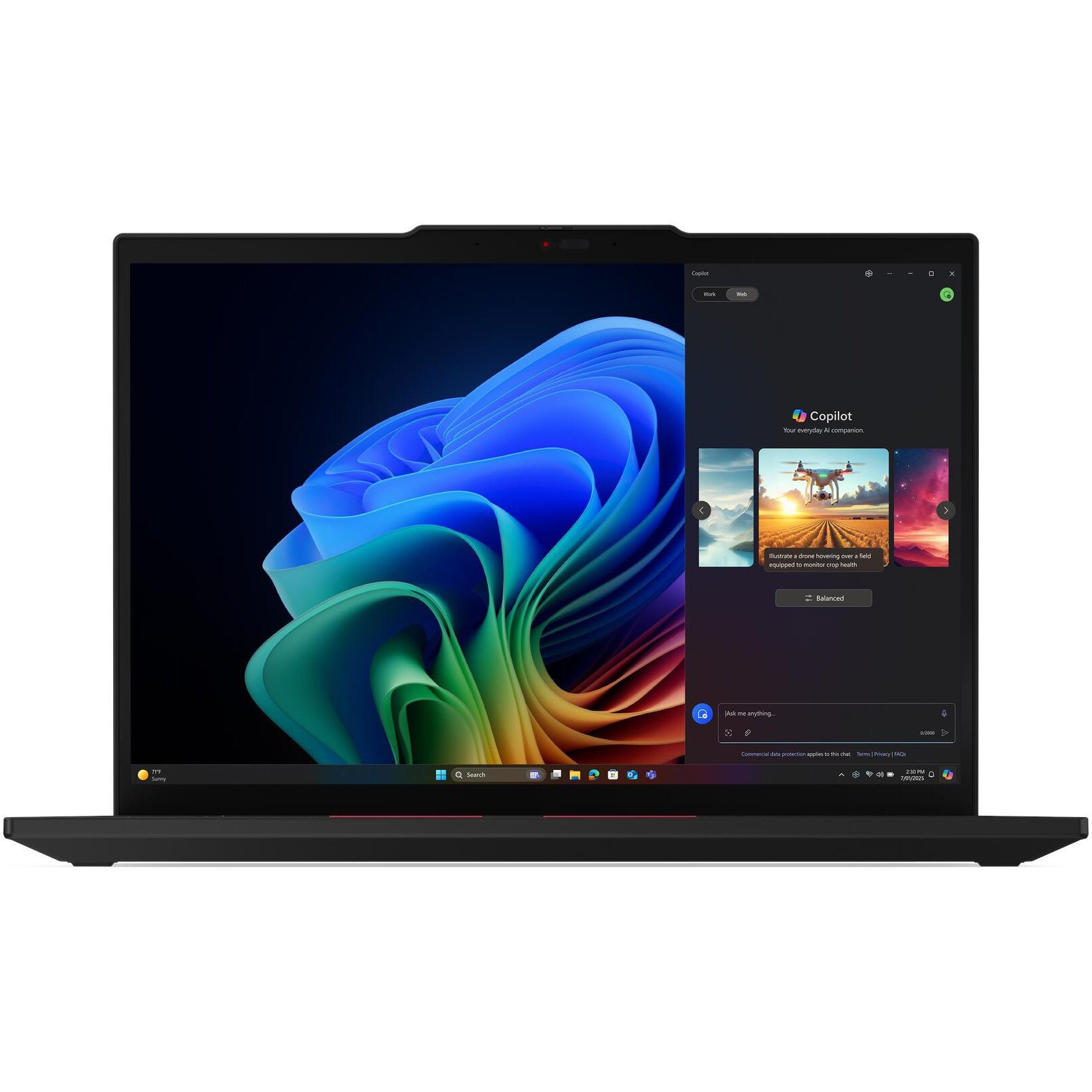 Laptop Lenovo ThinkPad T14 Gen 6 cu procesor AMD Ryzen™ AI 7 PRO