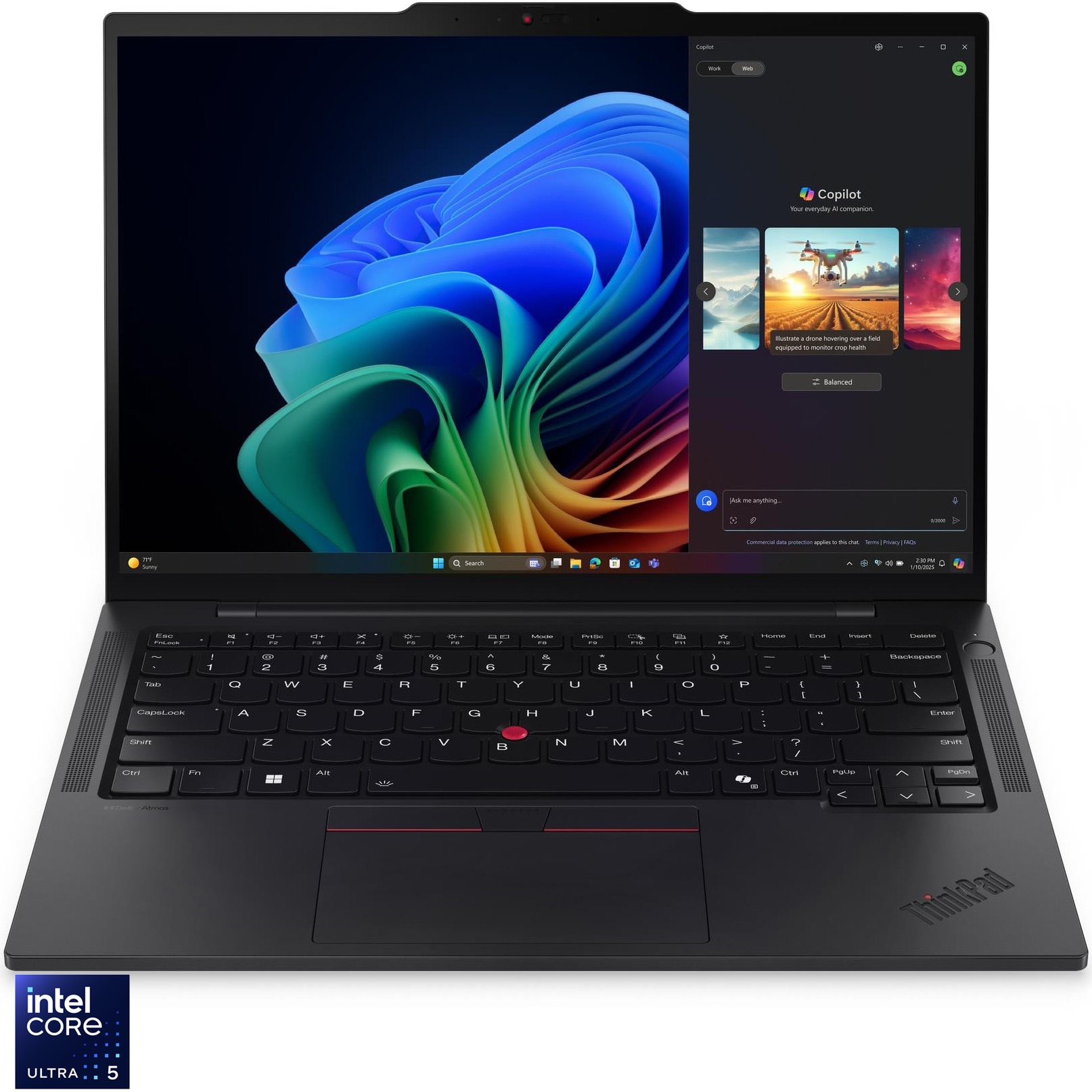 Laptop Lenovo ThinkPad T14s Gen 6 cu procesor Intel Core™ Ultra 5