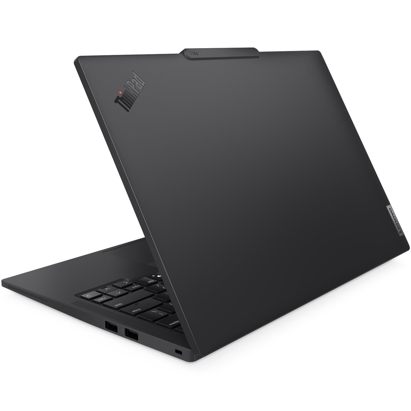 Laptop Lenovo ThinkPad T14s Gen 6 cu procesor Intel Core™ Ultra 7 265U pana la 5.30 GHz, 14" 2.8K OLED Touch, 64GB RAM, 1TB SSD, Intel® Graphics, Windows 11 Pro, Black, 3-year, Courier or Carry-in