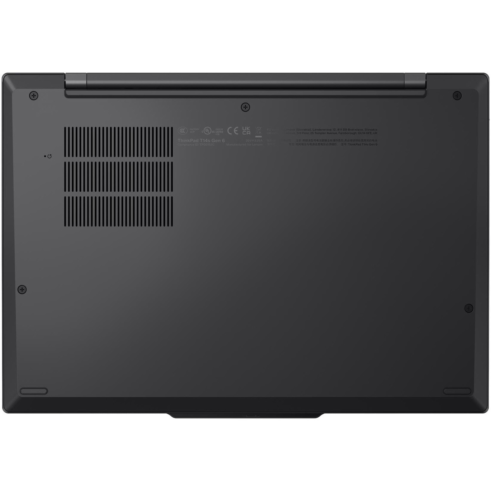 Laptop Lenovo ThinkPad T14s Gen 6 cu procesor Intel Core™ Ultra 7 265U pana la 5.30 GHz, 14" 2.8K OLED Touch, 64GB RAM, 1TB SSD, Intel® Graphics, Windows 11 Pro, Black, 3-year, Courier or Carry-in