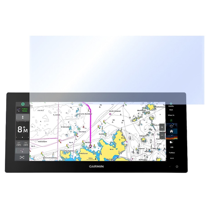 Защитно фолио за риболовен сонар NaviArmor, прозрачно, UV устойчивост, лесен монтаж