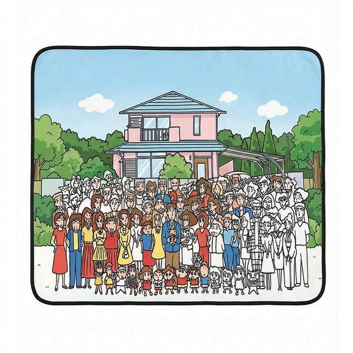 Set Pictura si Desen, Patura din Lana pentru Copii, 24 Markere Acuarela, 70x100cm