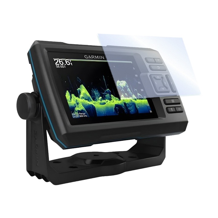 Защитно фолио за сонар за риболов FONIX NaviArmor, прозрачно, UV устойчивост, абсорбира удари, за Garmin STRIKER VIVID 7CV