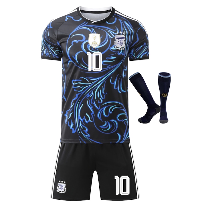 Gyermek sportfelszereles, Vilagkupa, Argentina Messi Futballmez, Fekete