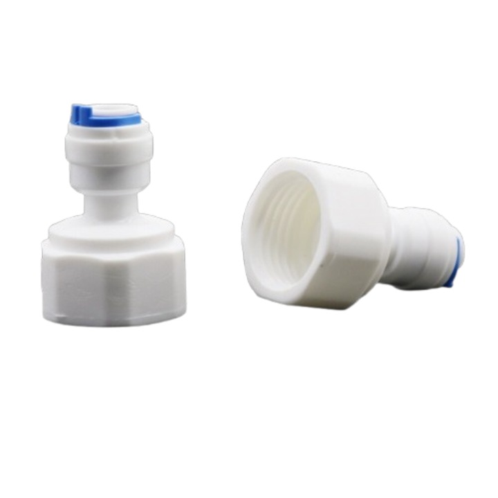 Conector drept, 1/2", POM, pentru furtun de 6 mm