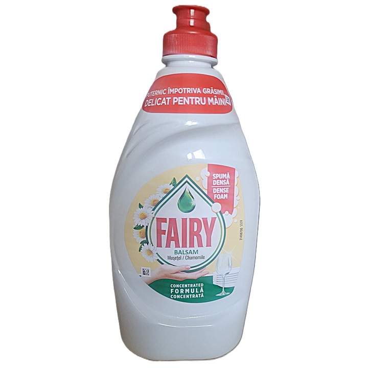 Detergent de Vase Fairy Sensitive Musetel, 450 ml