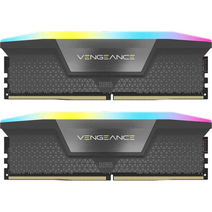 Corsair 32GB DDR5 6000MHz Kit(2x16GB) Vengeance RGB Grey, 300592, Memória