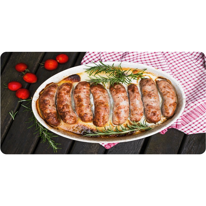 Mousepad Deskmat Carnati cu ierburi aromatice mancare traditionala romaneasca 700x350x2mm margini drepte necusute Oktane