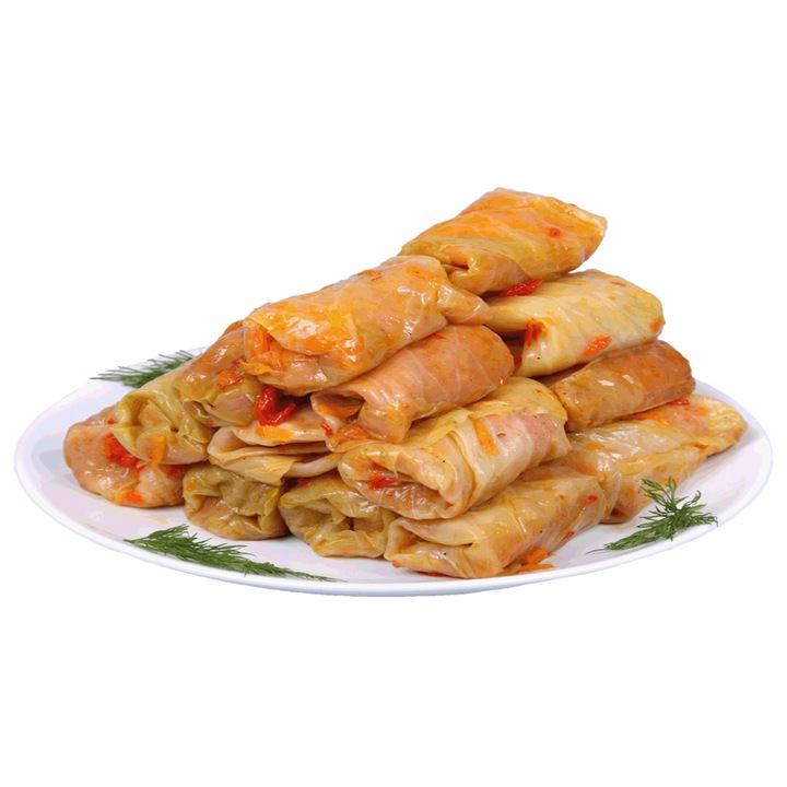 Mousepad Deskmat Sarmale in foi de varza mancare traditionala romaneasca 700x350x2mm margini drepte necusute Oktane