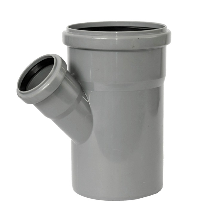 PVC elágazás 110x50mm, 45 fokos szög, Valdom