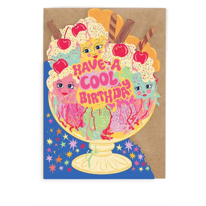 Felicitare Cath Tate Awesome Birthday, 120 x 170 mm