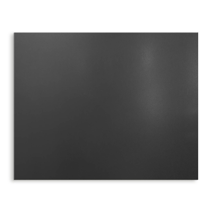 Tabla Protectie Termica Semineu, Tulup, Dreptunghiular, Negru, 100 x 80 cm, Termorezistenta, Otel, 010850780210100000000