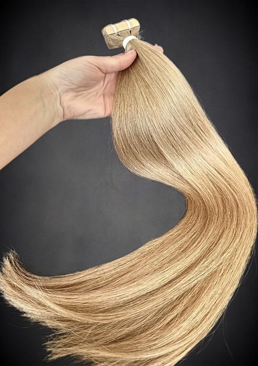 Extensii Tape-in SLAVIC Hair Blond Bej, 60 cm