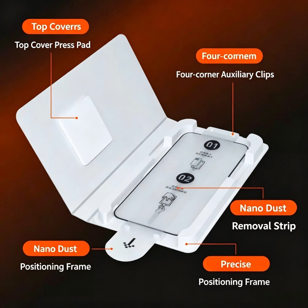 Folie protectie telefon design mat, sticla temperata, 6.3 inch, transparenta, Compatibil cu iPhone 17