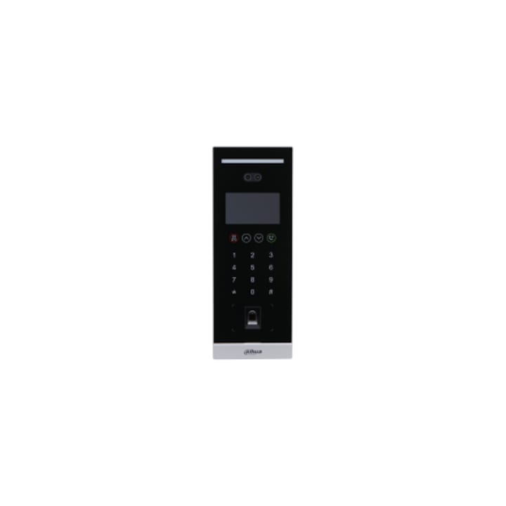Videointerfon Dahua IP, recunoastere faciala, ecran LCD de 4.3 inch, camera 2MP, accepta parola, card IC, amprenta digitala, cod QR, IP65, VTO6541H-S2