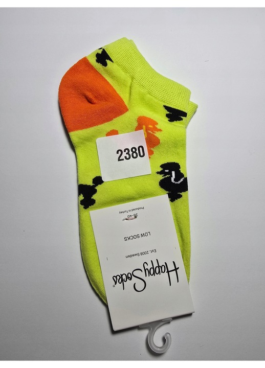 Sosete Happy Socks unisex, 36-40, multicolor, 86% bumbac, 12% poliamid, 2% elastan