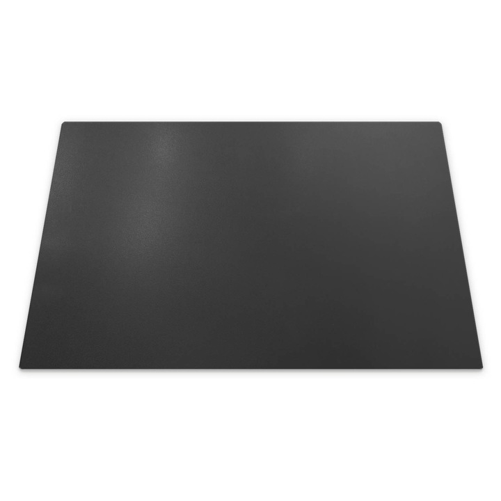 Tabla Protectie Podea Semineu, Decormat, Dreptunghiular, Negru, 100 x 70 cm, Sub Soba, Termorezistenta, Otel, 010850780030100000000