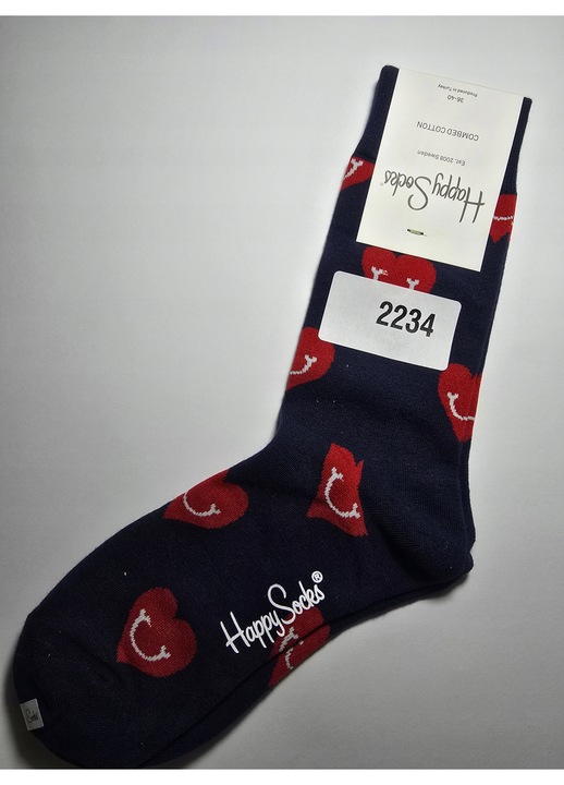 Sosete colorate Happy Socks unisex, 36-40, 86% bumbac, multicolor