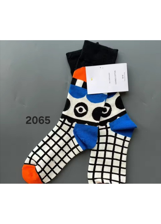 Sosete colorate Happy Socks unisex, 36-40, 86% bumbac, multicolor