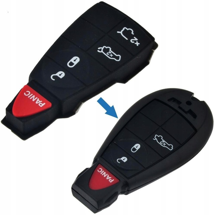 Chrysler Jeep Dodge 5 gombos gumi kulcs