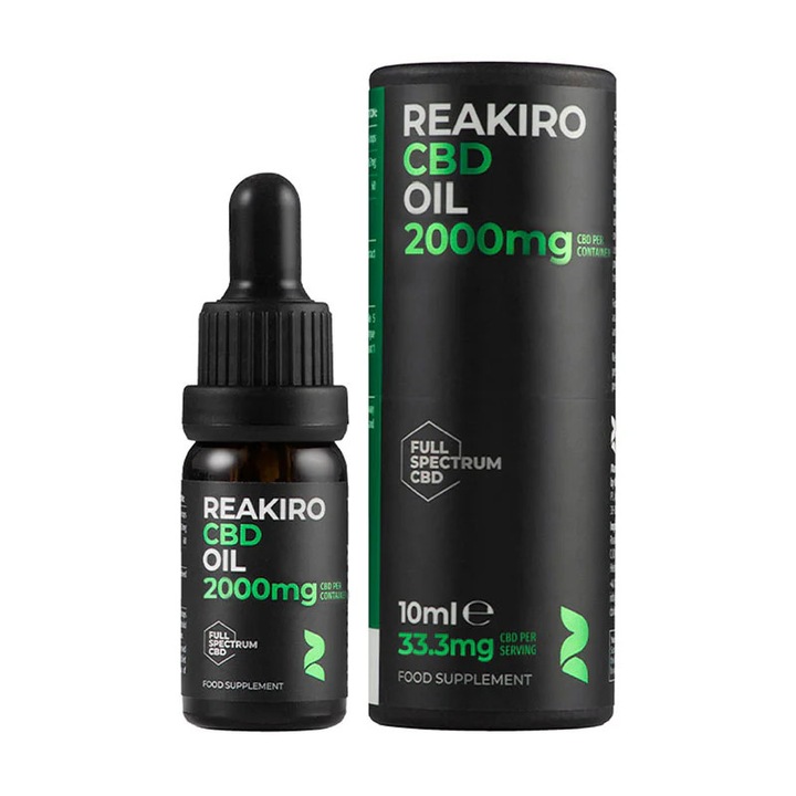Конопено масло 2000mg Full Spectrum - 20% CBD Reakiro