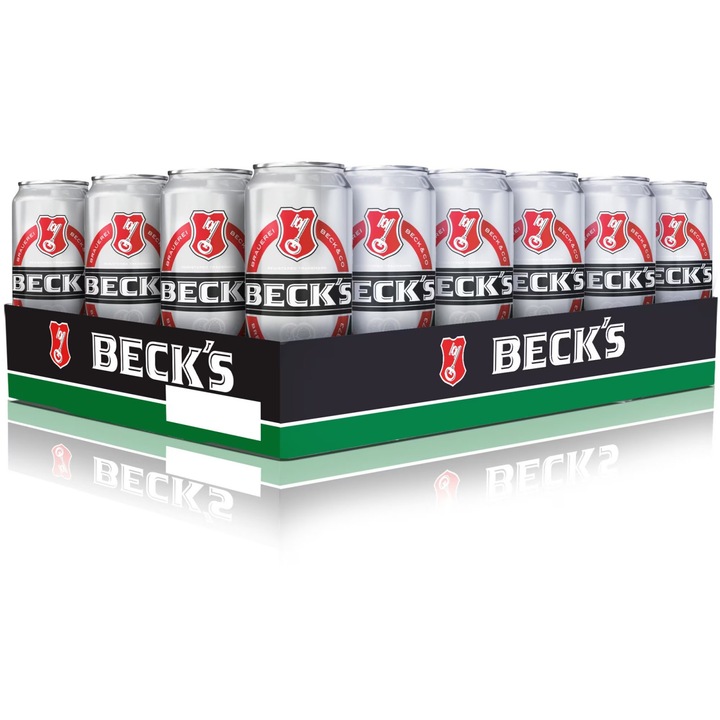 Кутия за руса бира, 24 x 0,5 L, Beck's