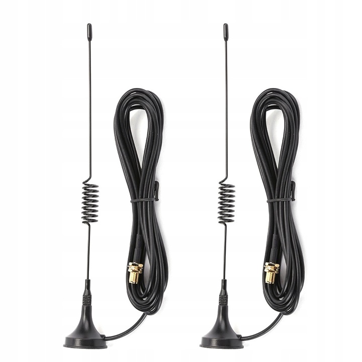 2 antennás készlet rádióállomásokhoz, 144/430 MHz, 10W, 380mm, SMA-F
