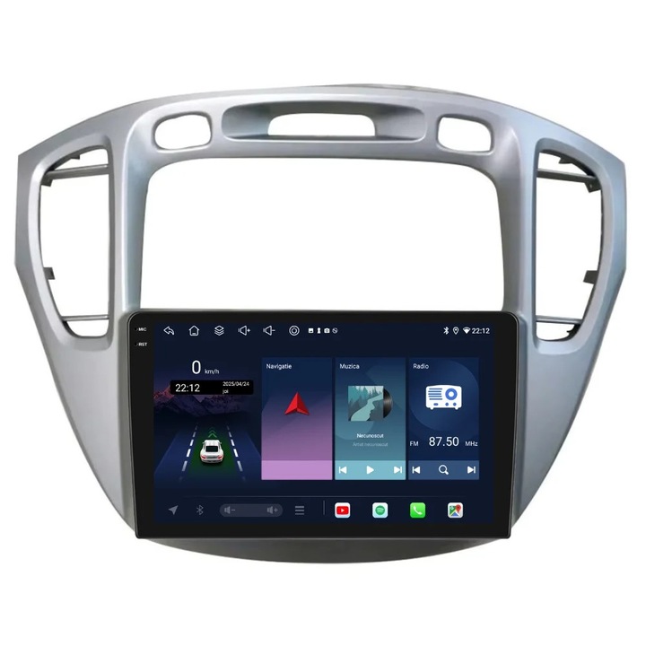 Navigatie PilotOn Toyota Highlander 2002-2008 9 inch 6GB 128GB 8 CORE