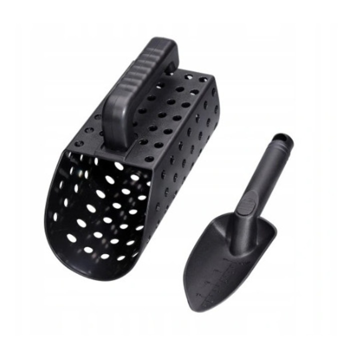 Комплект плажни инструменти Uxxu, лопата и сито, ABS материал, лек и компактен