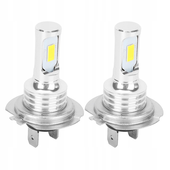 Set 2 Becuri H7 80W 8000K pentru Lampa Antifog, ABS, 3200 lm/para, DC 12V-24V