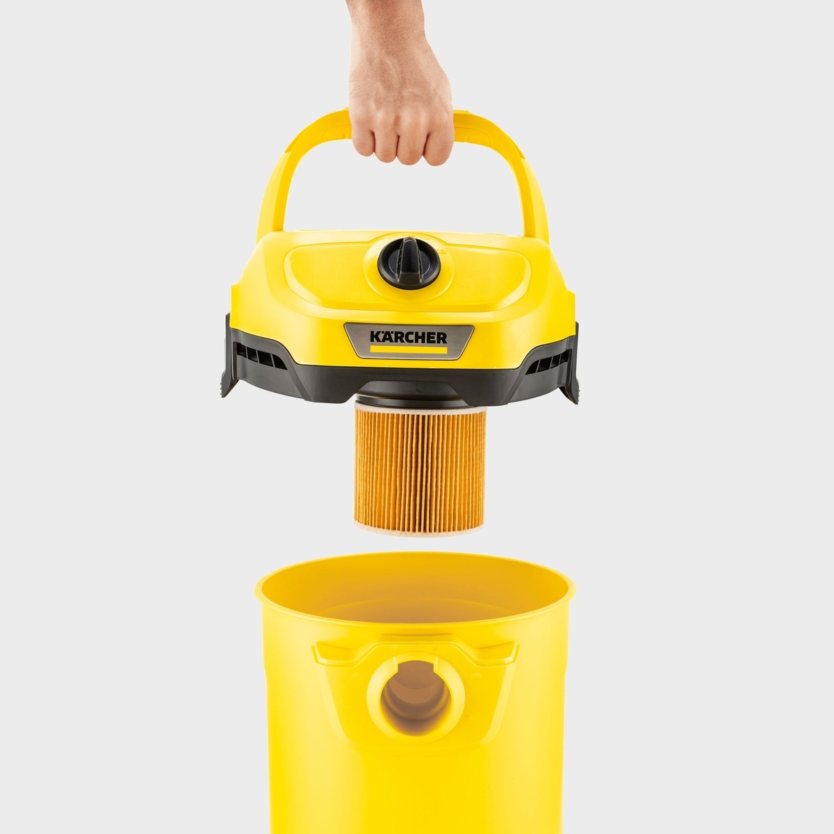 Aspirator Karcher WD2 V15 - 1000 W, 15 l, Umed/Uscat