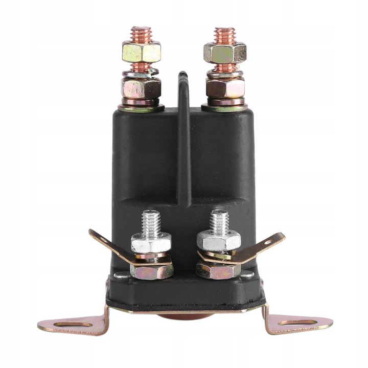 Elektromágnes indításhoz 12V, 4 pólusú, fém, fekete