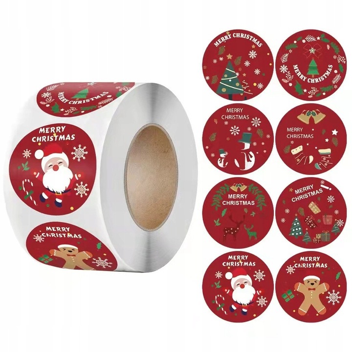 Set 500 stickere decorative Craciun, multicolor
