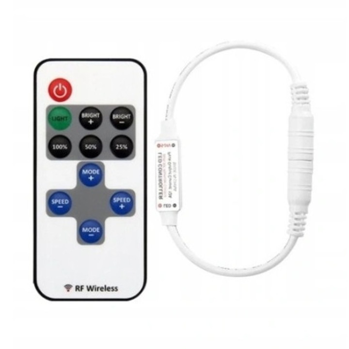 Sterownik COB cu Pilot RF Wireless pentru Benzi LED