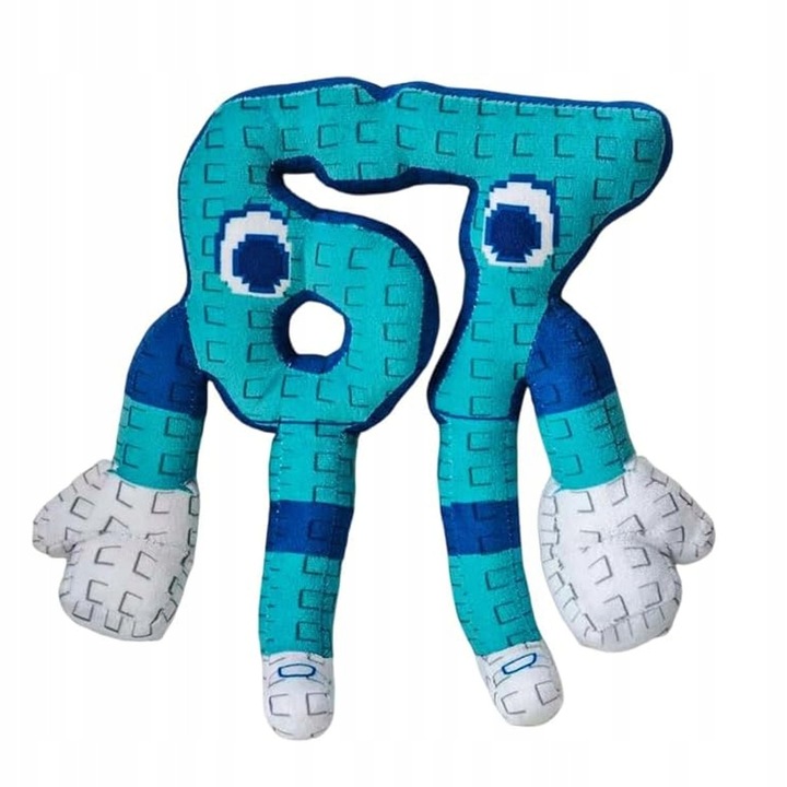 Maskota STEAL A BRAINROT 67, jucarie de plus, 25cm, multicolor